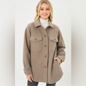 Love tree brown shacket